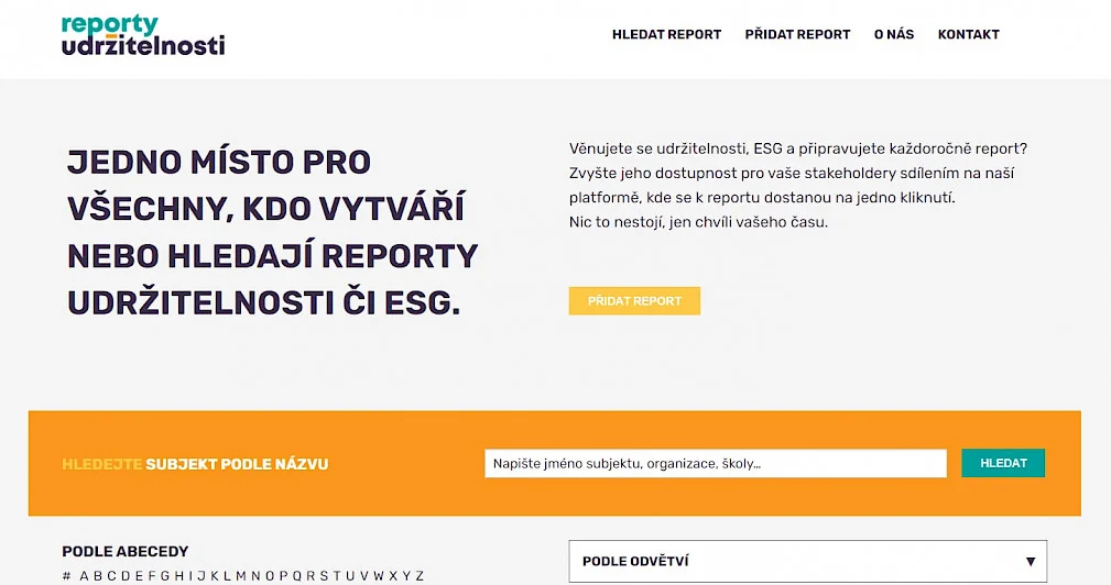 Vzniká jednotné místo pro všechny reporty udržitelnosti